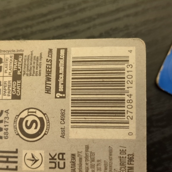 Custom 78 Ford Mustang GT Mattel Hot Wheels Black and Orange Racing Car - Picture 3 of 3